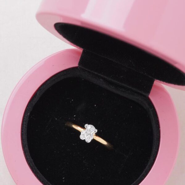 Anillo Tous de oro amarillo y diamantes