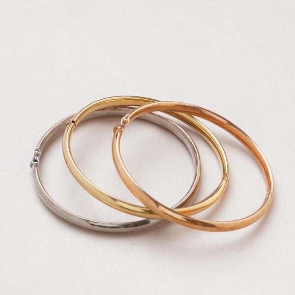 Pulsera triple de 3 oros