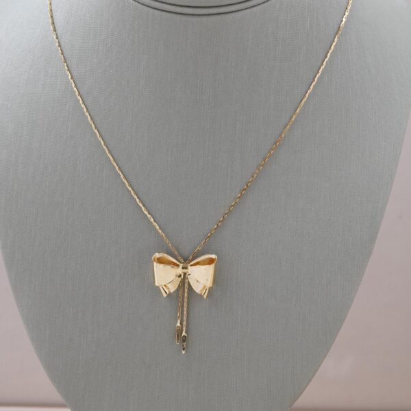 Collar de lazo oro 18k