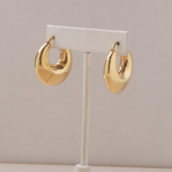 Argollas de oro 18k medianas